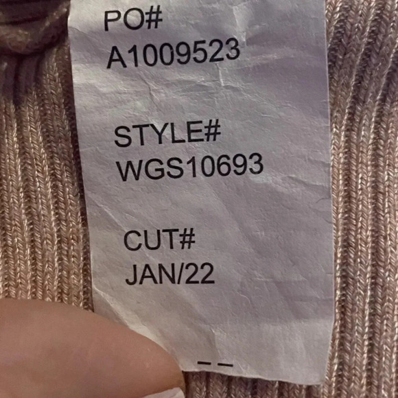 41 Hawthorn Pink Open Front Waterfall Cardigan Sweater Womens Size Medium - Picture 5 of 5